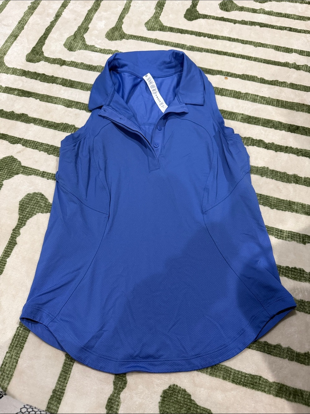 lululemon athletica Sleeveless Polo Tank - Royal Blue